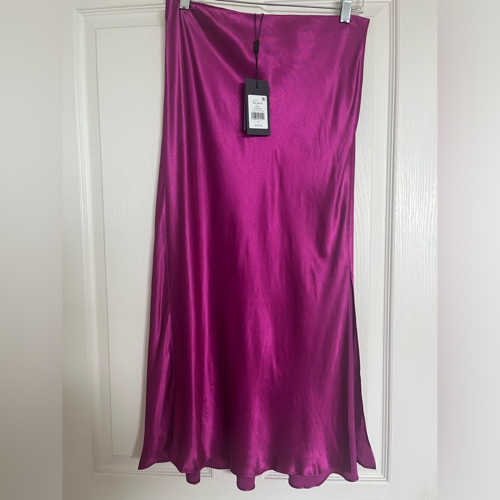 NWT RAILS MAYA RADIANCE satin skirt size M